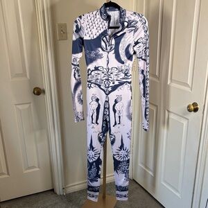 Stylish Black and White Jumpsuit